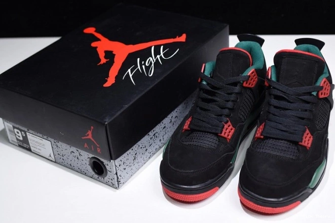 Kick Theory Air Red Gorge AQ3816-063 Black Green-Varsity GUCC NRG Jordan 4 0805